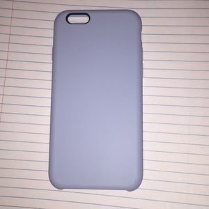 Baby blue silicone iPhone 6s /7 case